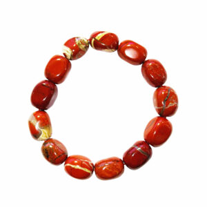 Bracelet - Jaspe Rouge : Pierre d'Énergie et de Stabilité