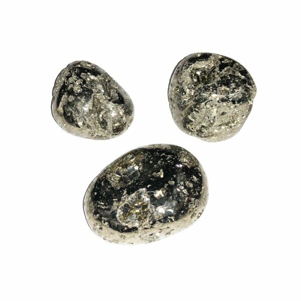 Pierre roulée - Pyrite : Pierre de Protection et d'Abondance