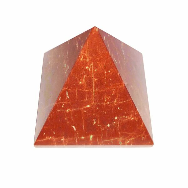 Pyramide - Jaspe Rouge : Pierre d'Énergie et de Stabilité