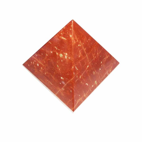 Pyramide - Jaspe Rouge : Pierre d'Énergie et de Stabilité – Image 2